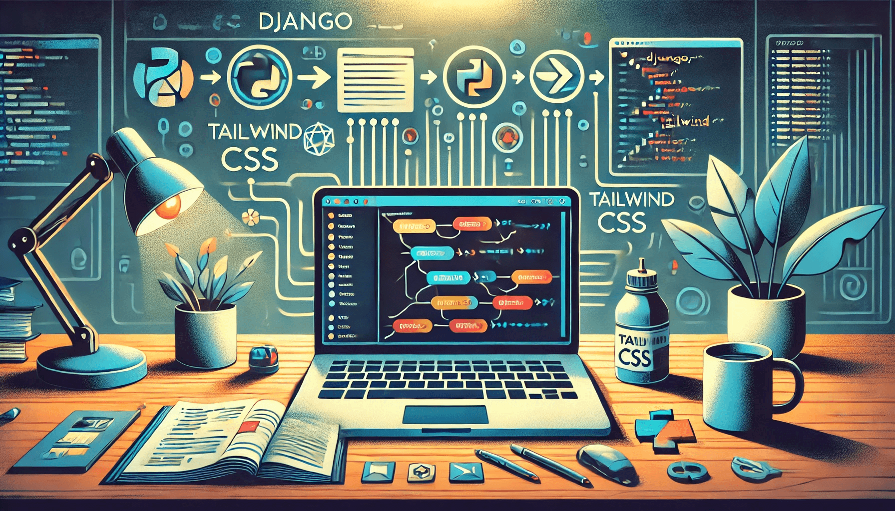 tailwind-css-integration-with-django:-setup-and-configuration